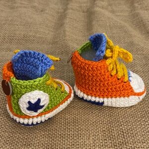 JACKYCO BABY COLLECTION CROCHET,  CONVERS BOOTS for Newborn